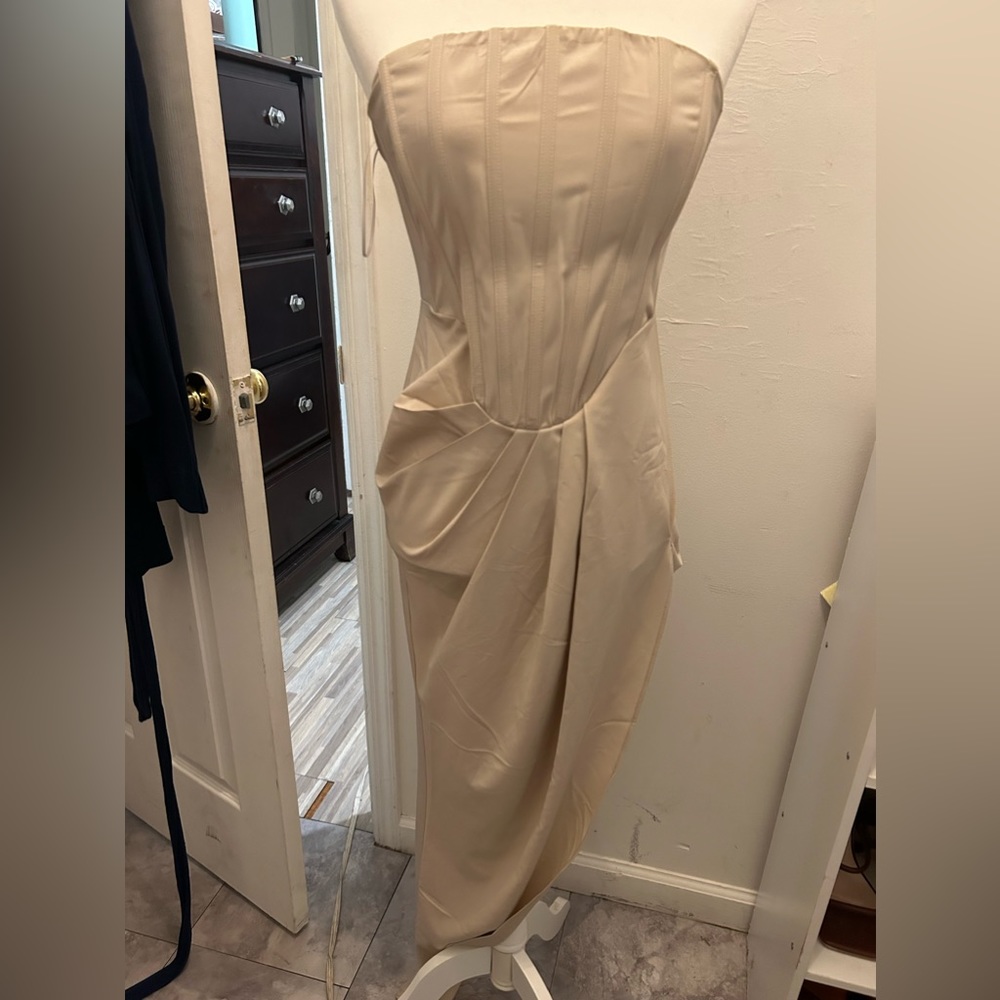 Tan dress